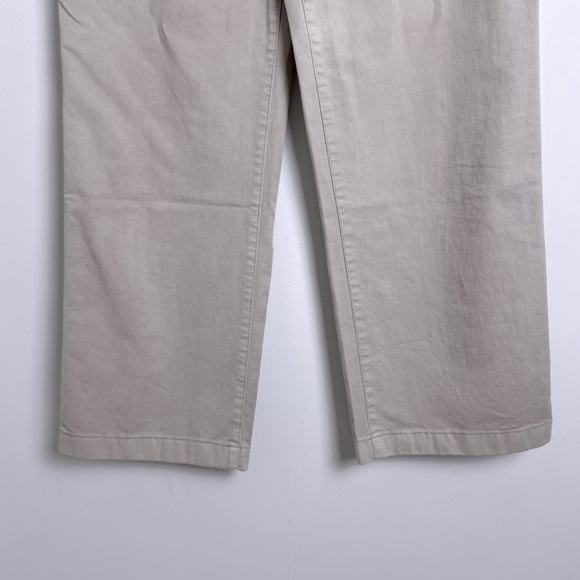 GAP Women's Size 4 Loose Khaki Pants In Moonstone Beige 100% Cotton Preppy - Picture 7 of 12